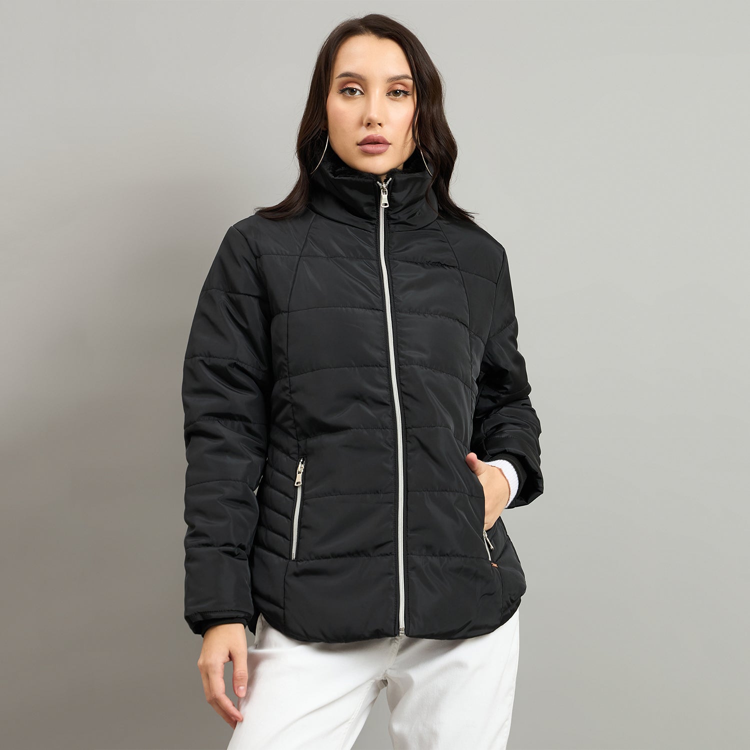 Duke Urban Women Short Style Collared Jacket (SDZ4112)