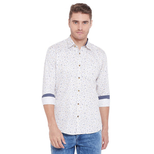 Duke Men Stardust Cotton Full Sleeve Shirt (SDO8853)
