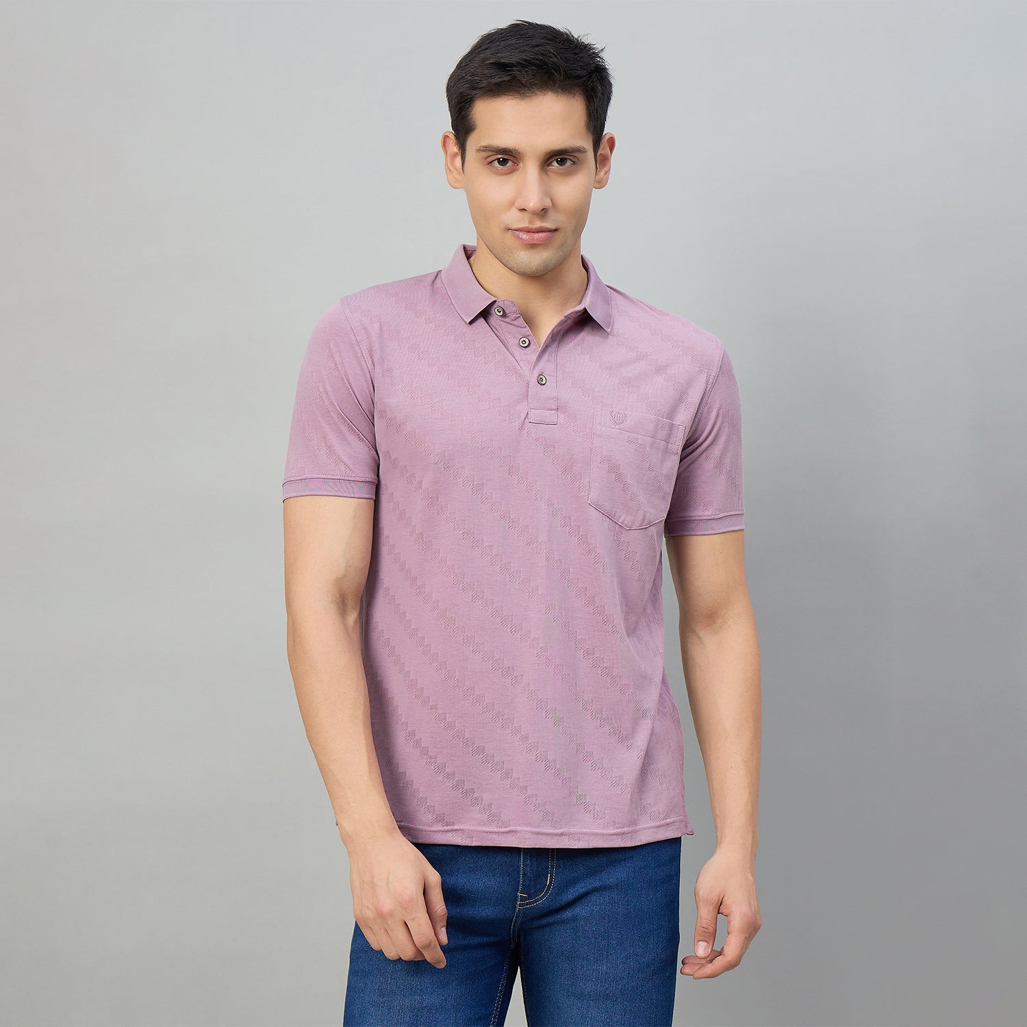 Duke Men Half Sleeve Cotton Regualr Fit Casual T-shirt (LF7978)