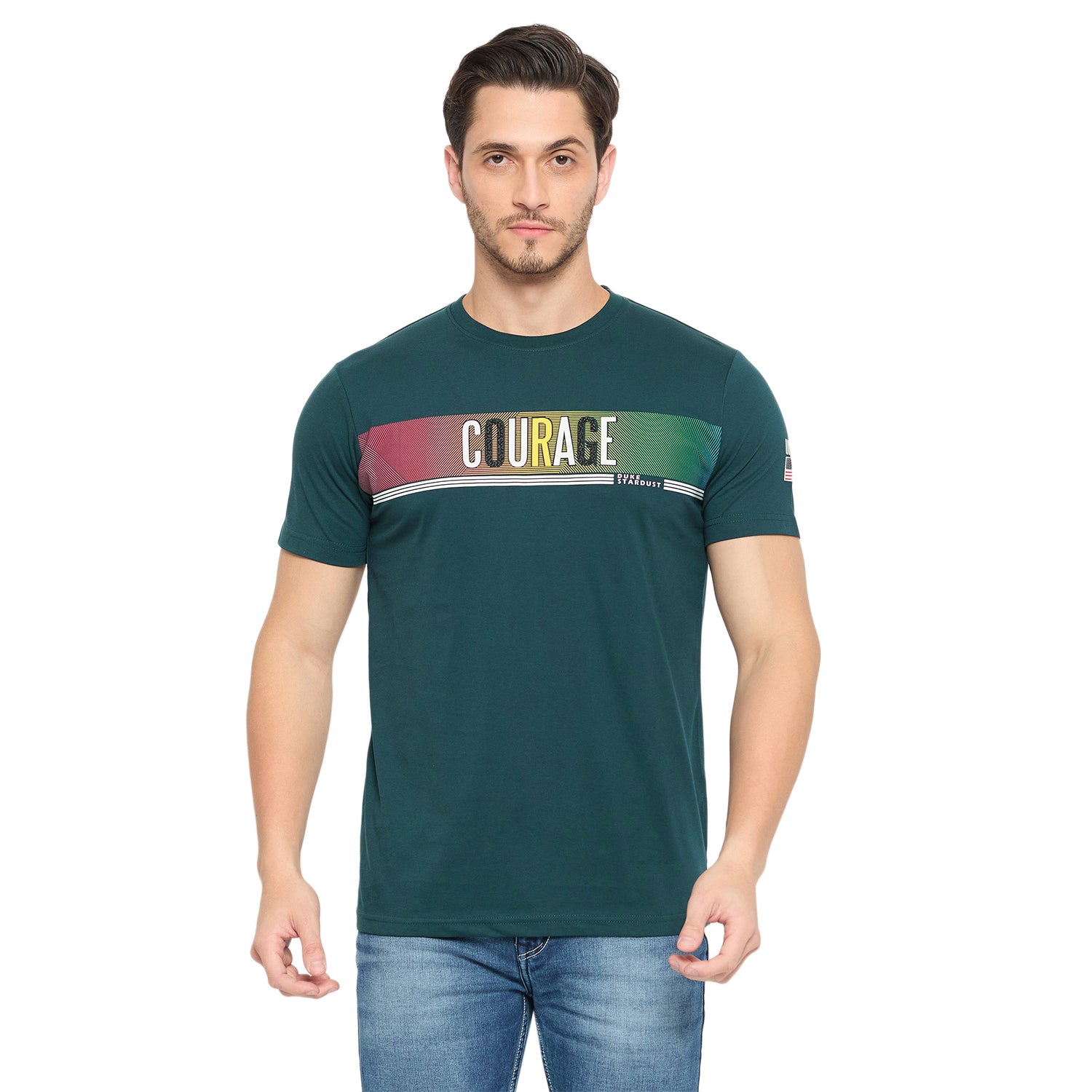 Duke Urban Men Half Sleeve Cotton T-shirt (LF7055)