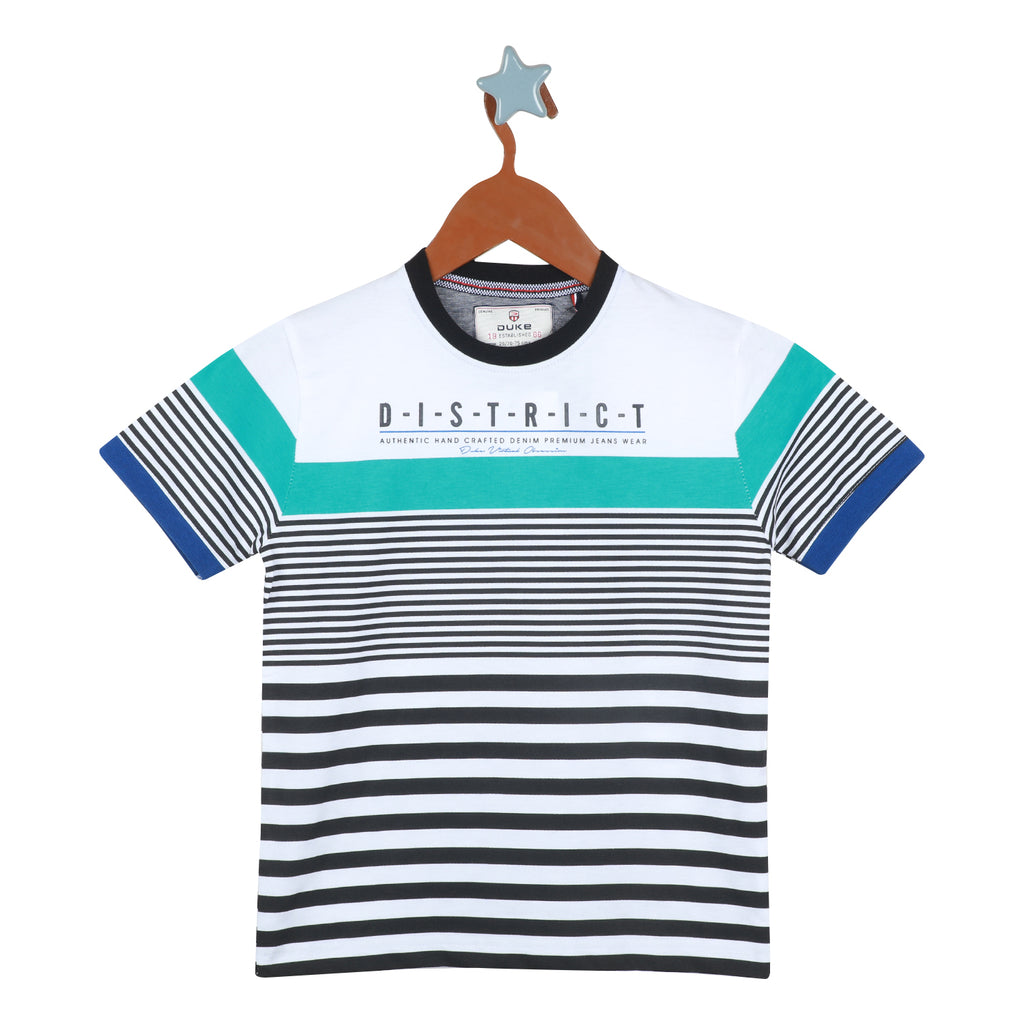 Duke Stardust Boys Half Sleeve Cotton T-shirt (LF5948K)