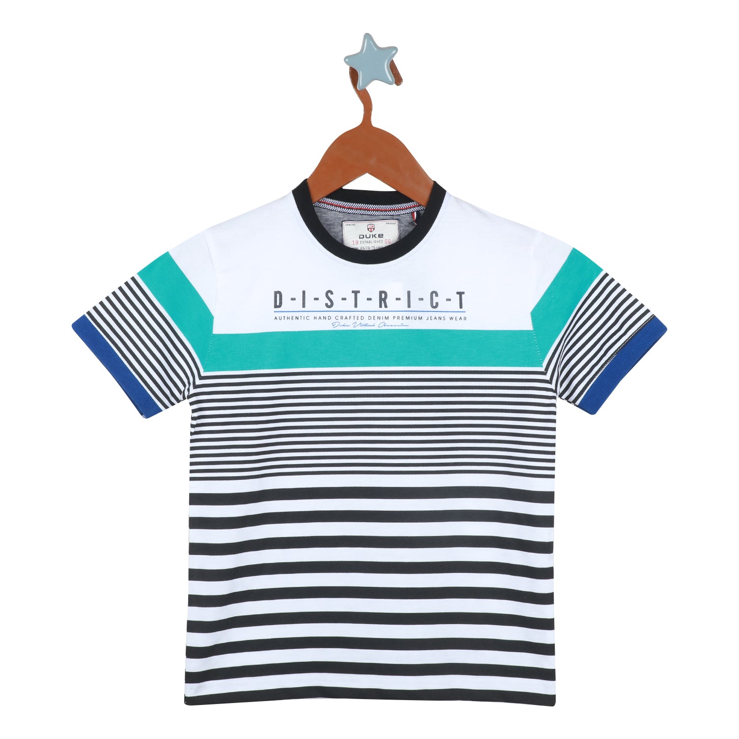 Duke Stardust Boys Half Sleeve Cotton T-shirt (LF5948K)