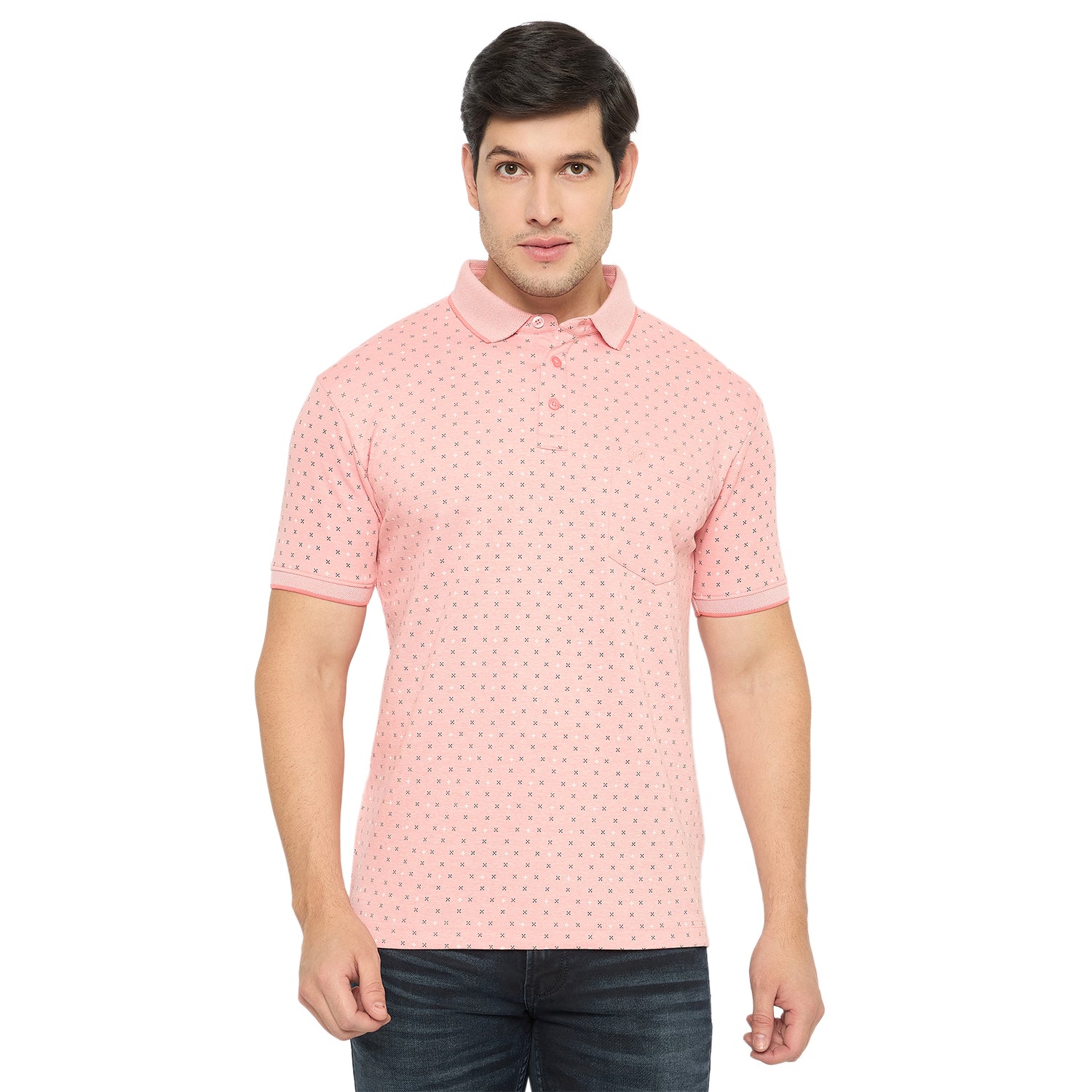 Duke Urban  Men Half Sleeve Cotton Tshirt (LF7448)