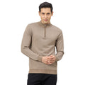 Duke Men Full Sleeve Half Zip Regular Sweater (SDS2328)