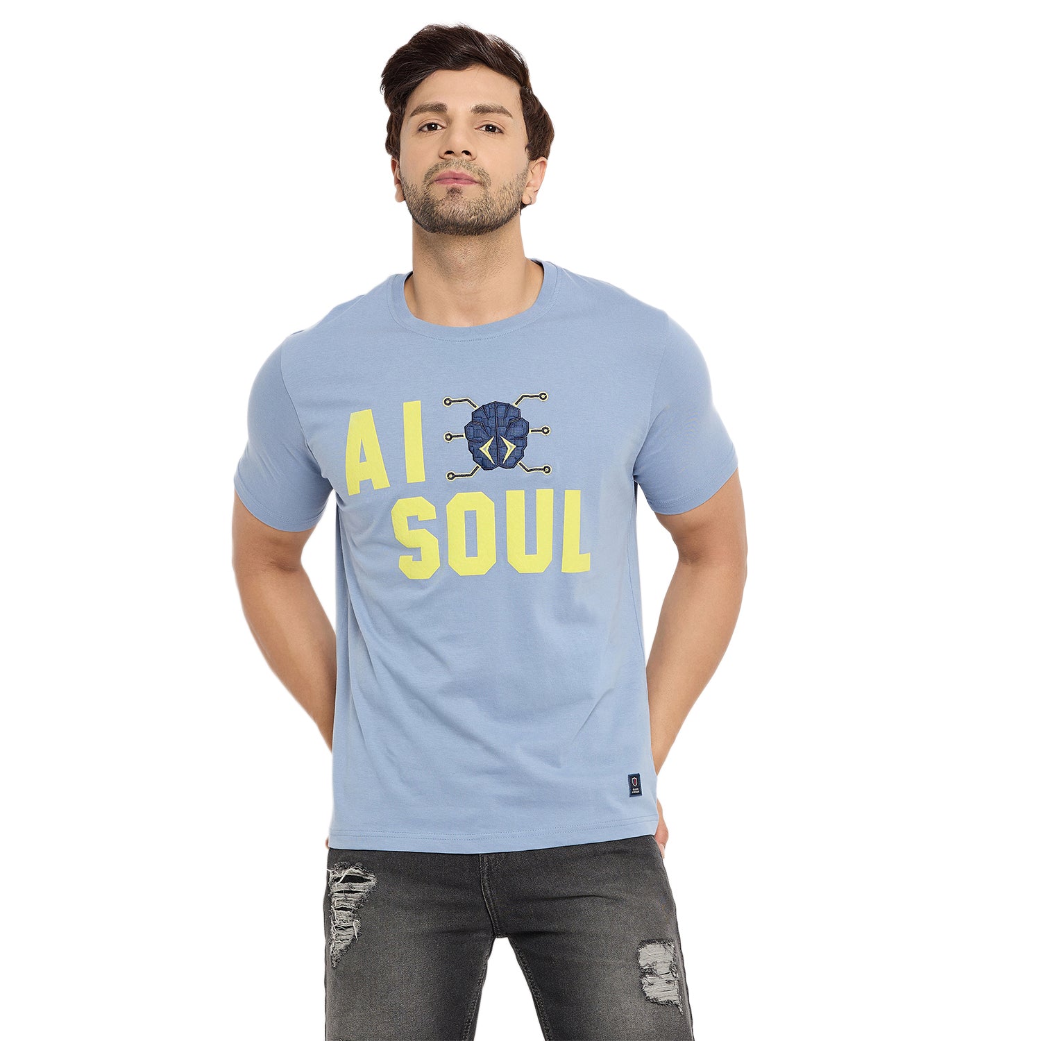 Duke Urban Men Half Sleeve Cotton T-Shirt  (MLF7282)