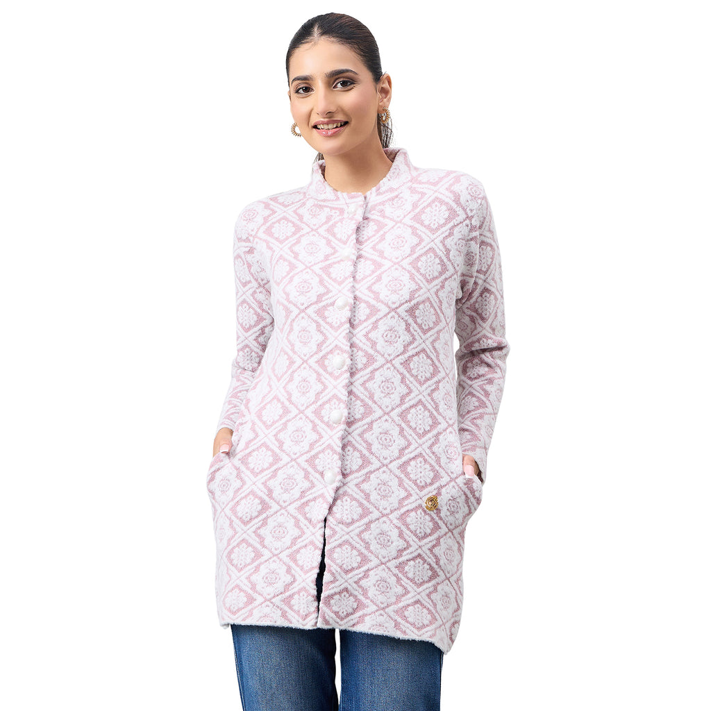 Duke Urban Women Full Sleeve Front Open Regular Cardigan (SDS1368)
