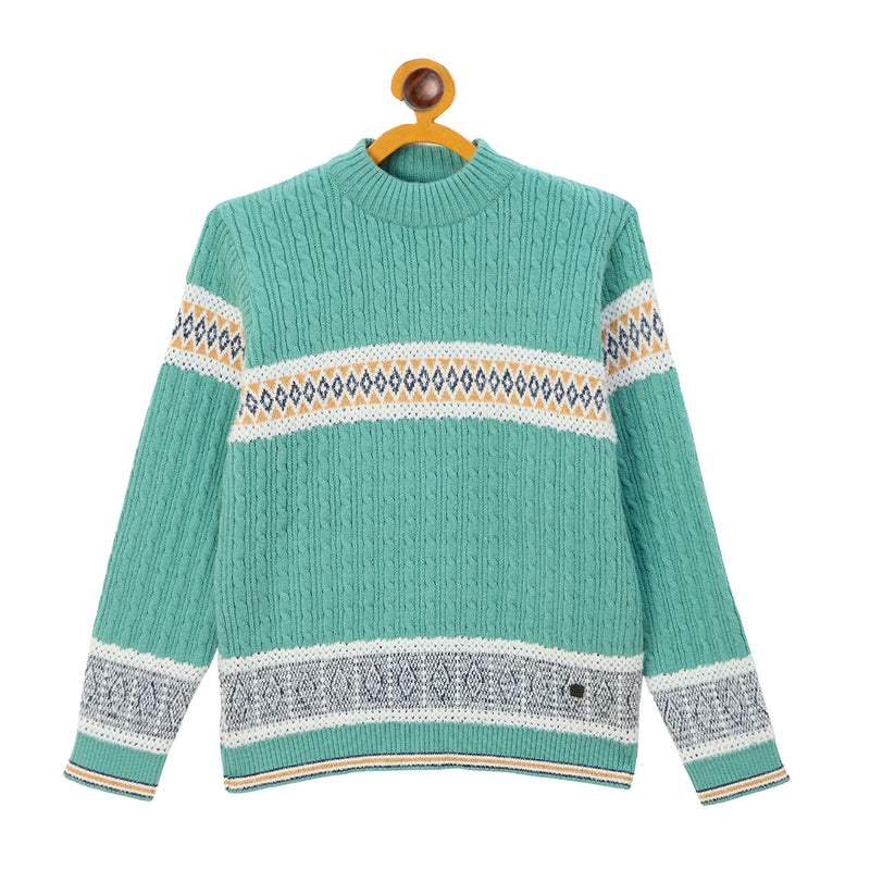 Duke Urban Boys Round Neck Full Sleeve Regular Sweater (S3631)