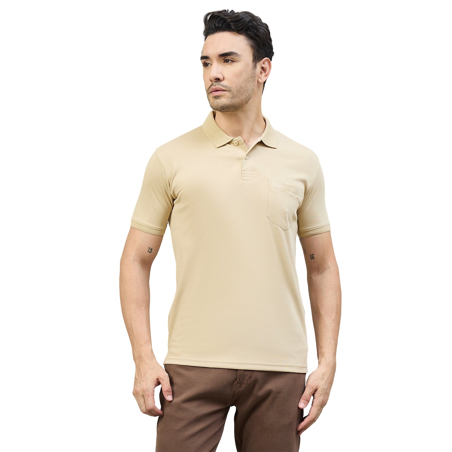 Duke Men Half Sleeve Cotton Smart Fit Casual T-shirt (SD75)