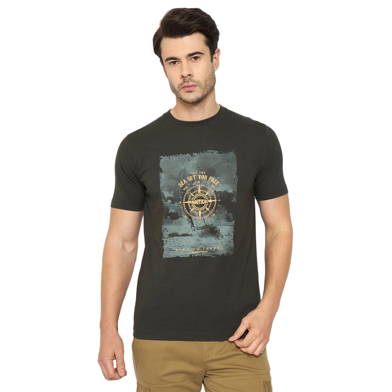 Duke Urban Men Half Sleeve Cotton Tshirt (LF7493)