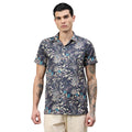 Duke Urban Men Floral Print Half Sleeve Regular Shirt (LF6085T)