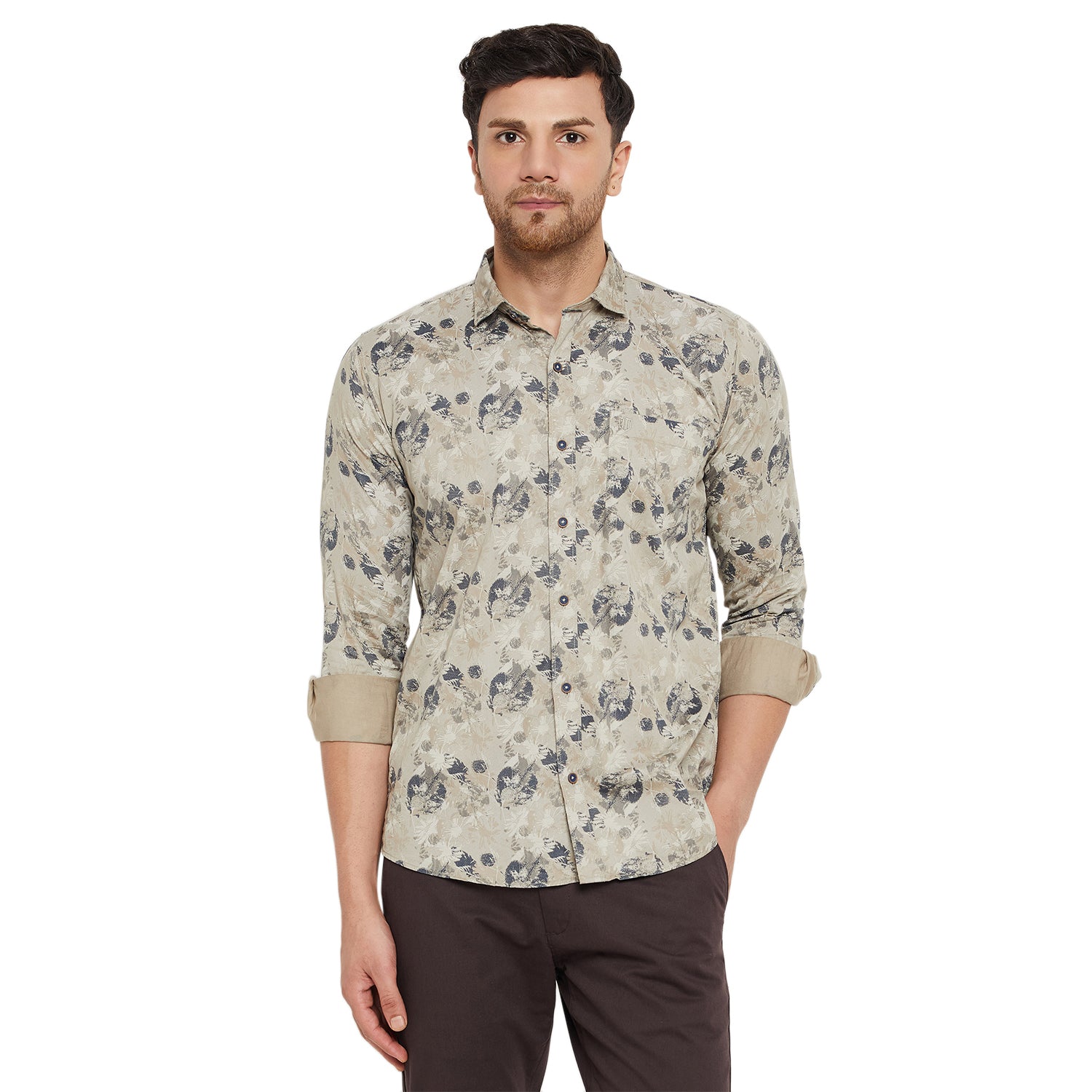 Duke Urban Men Full Sleeve Cotton Shirt (SDO8PRG)