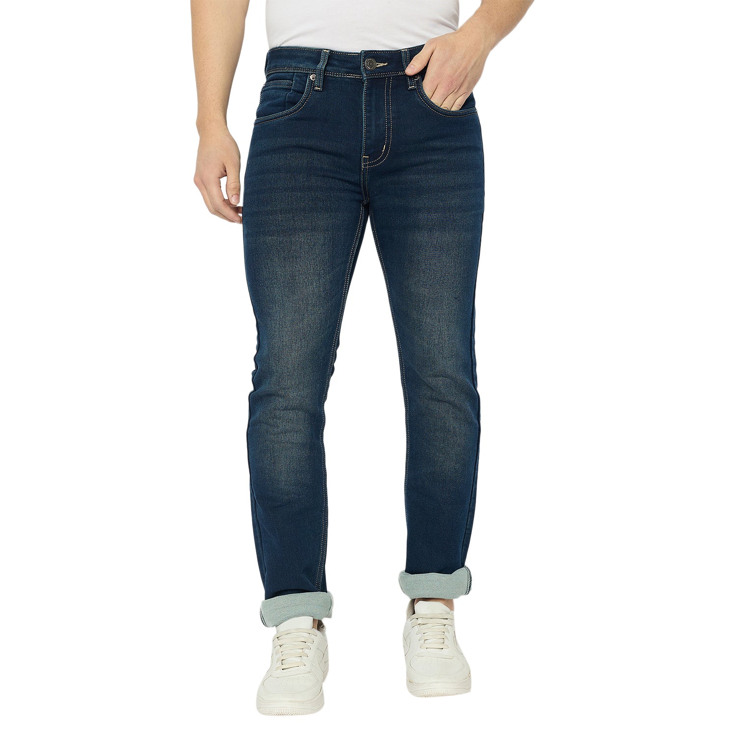 Duke Urban Men Narrow Bottom Stretchable Jeans (SDD5905N)