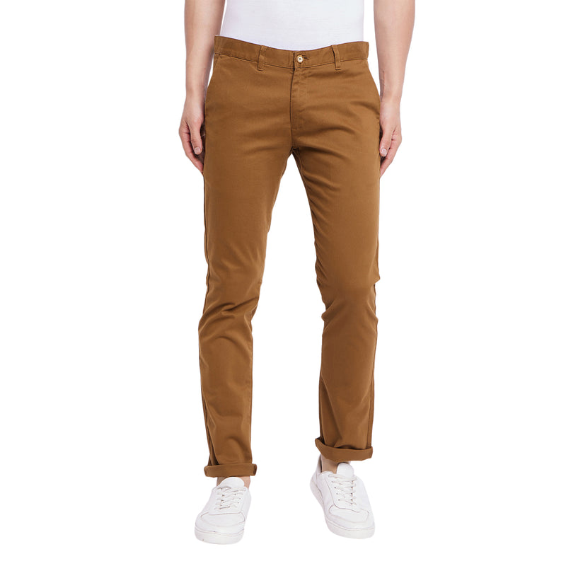 Duke Urban Men Solid Cotton Trousers (SDT4525R)