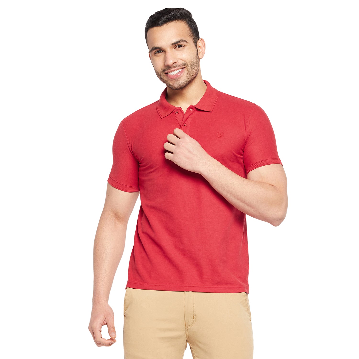 Duke Stardust Men Half Sleeve Polo Neck Cotton T-shirt (800F) More Colors