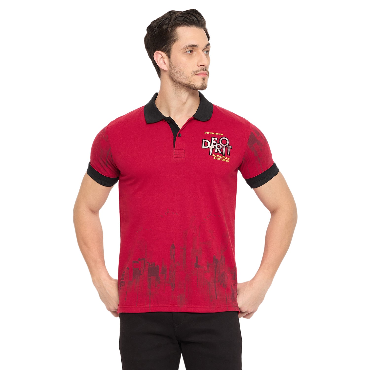Duke Urban Men Half Sleeve Cotton T-shirt (ONLF264)