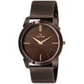 Duke Solid Stainless Steel Strap Analog Display Men Watch Brown Dial (DK018RM02C)
