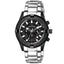 Duke Chronograph Men Watch with Stylish Stainless Steel Black Dial (DK4002CRM02C)
