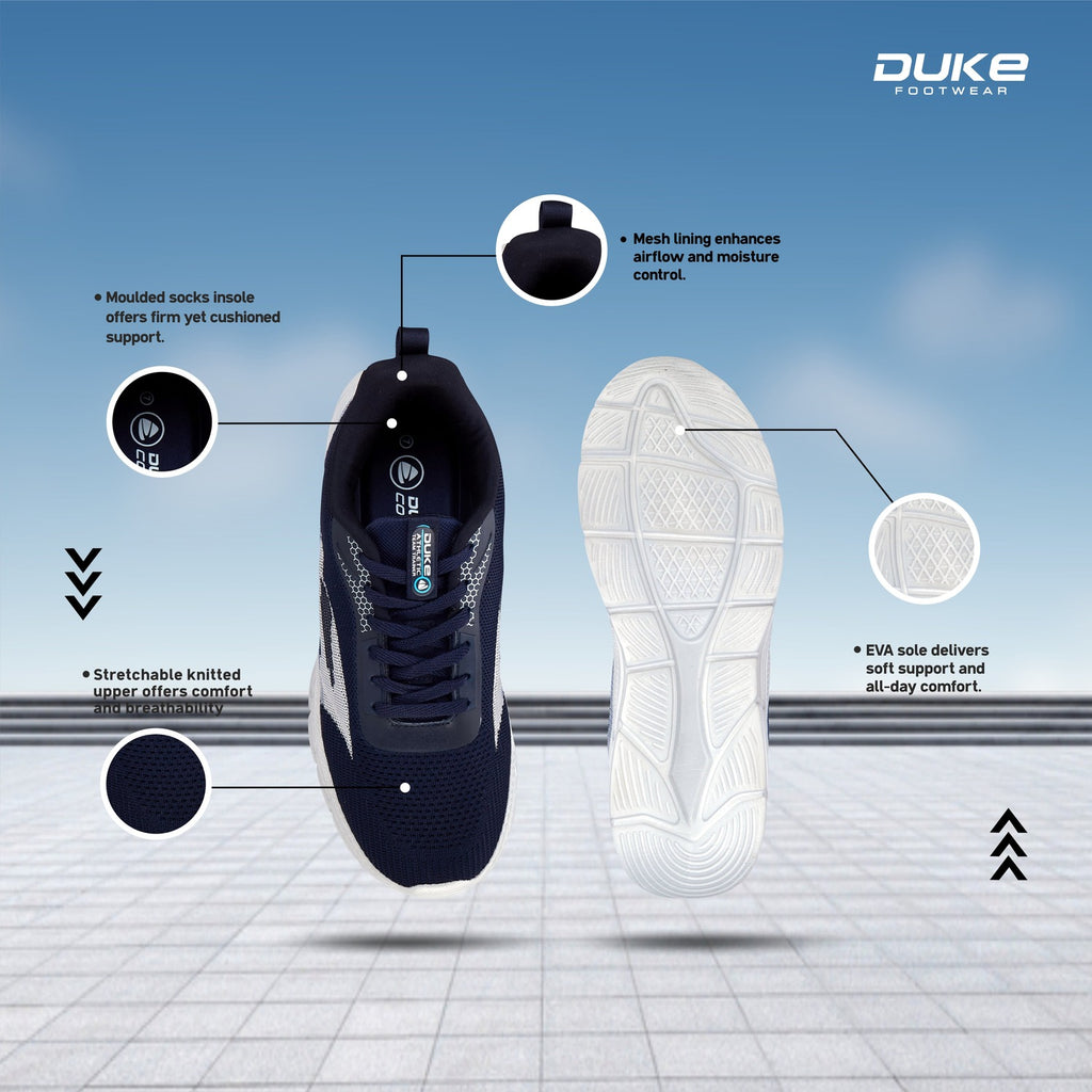 Duke Mens Pulserun Sports Shoes (FWOL2167)