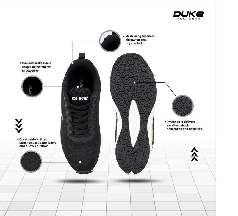 Duke Mens Aerodash Sports Shoes (FWOL2158)