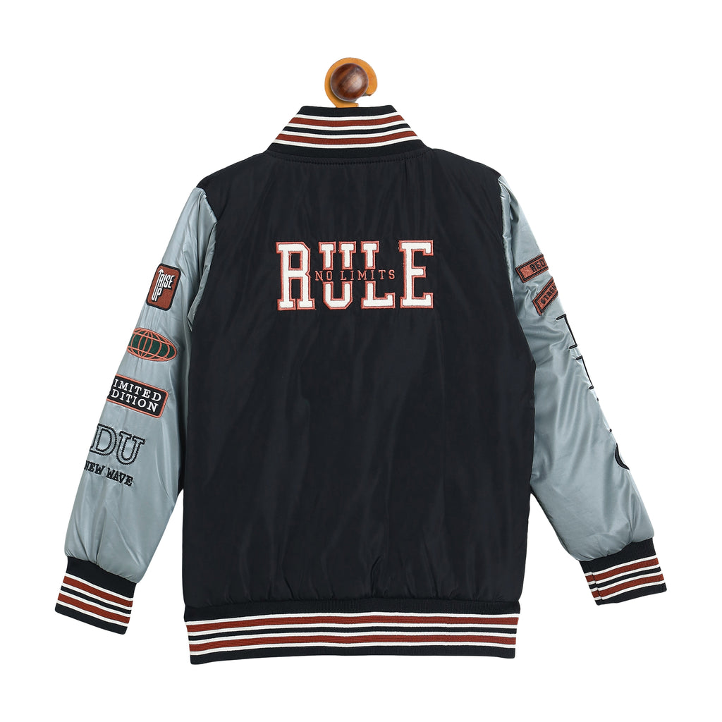 Duke Urban Boys Full Sleeve Printed Varsity Jacket (SDZ5024)