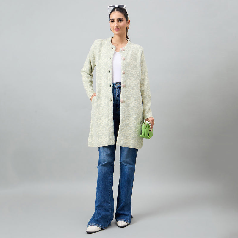 Duke Urban Women Full Sleeve Front Open Regular Cardigan (SDS1281)