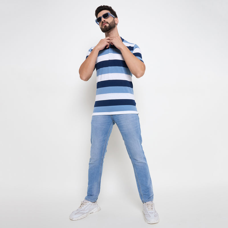 Duke Urban Men Half Sleeve Cotton Tshirt (LF7195)