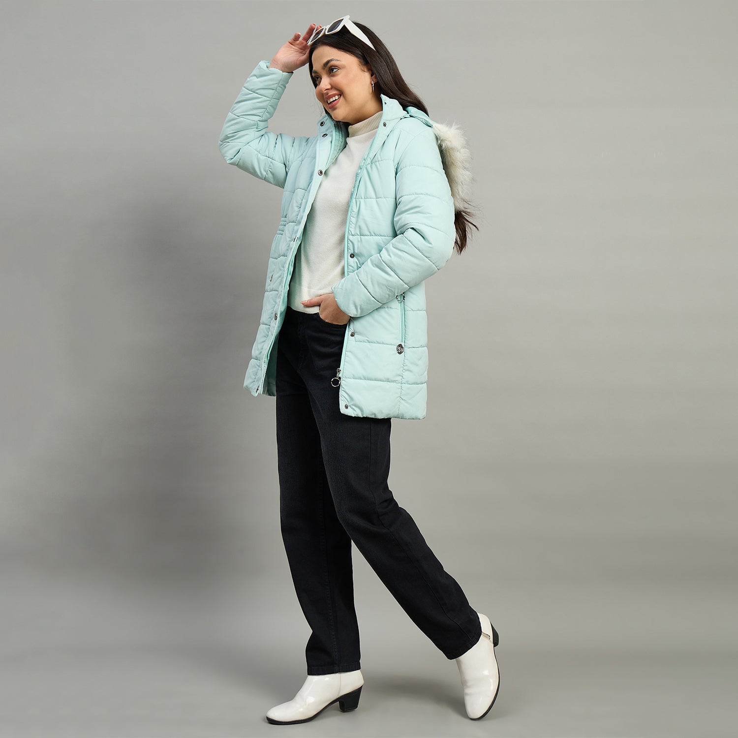 Duke Urban Women Short Style Full Sleeve Hooded Jacket (SDZ4180)