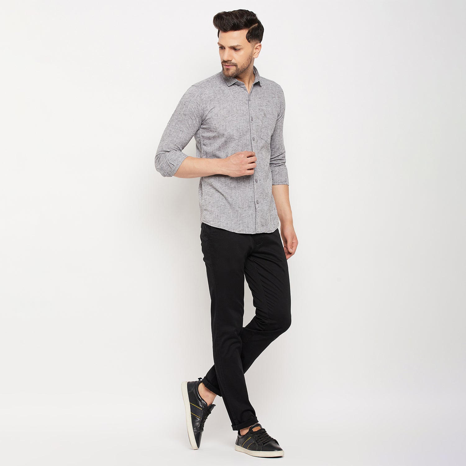 Duke Urban Men Full Sleeve Cotton Shirt (SDO8PLCA)