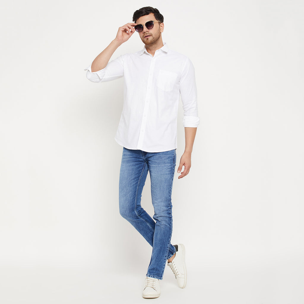 Duke Urban Men Full Sleeve Cotton Shirt (SDO8PLOS)