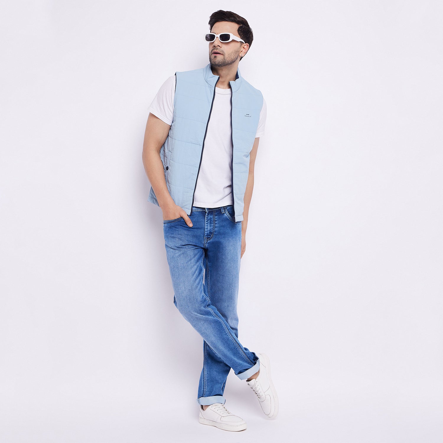 Duke Stardust Men Sleeveless Reversible Jacket (SDZ3054)