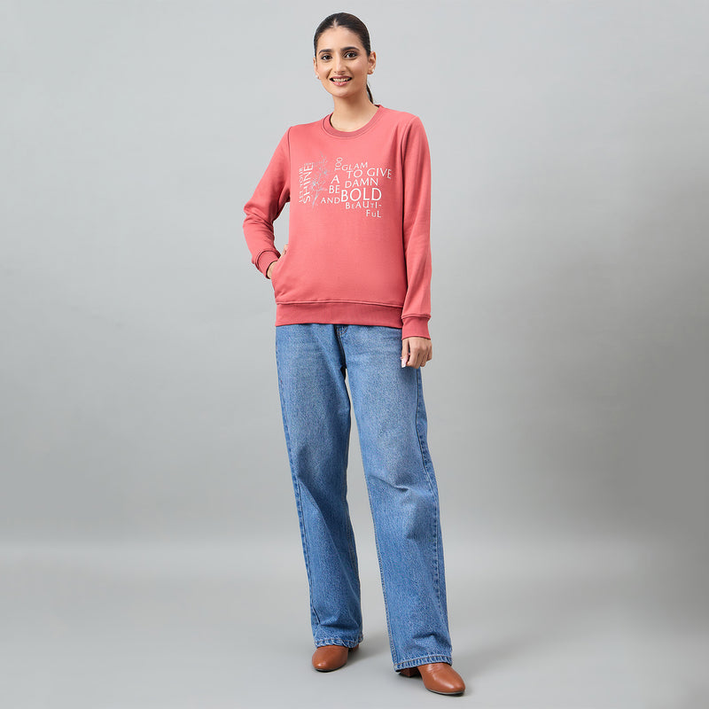 Duke Urban Women Full Sleeve Round Neck Sweatshirt (LFX955)