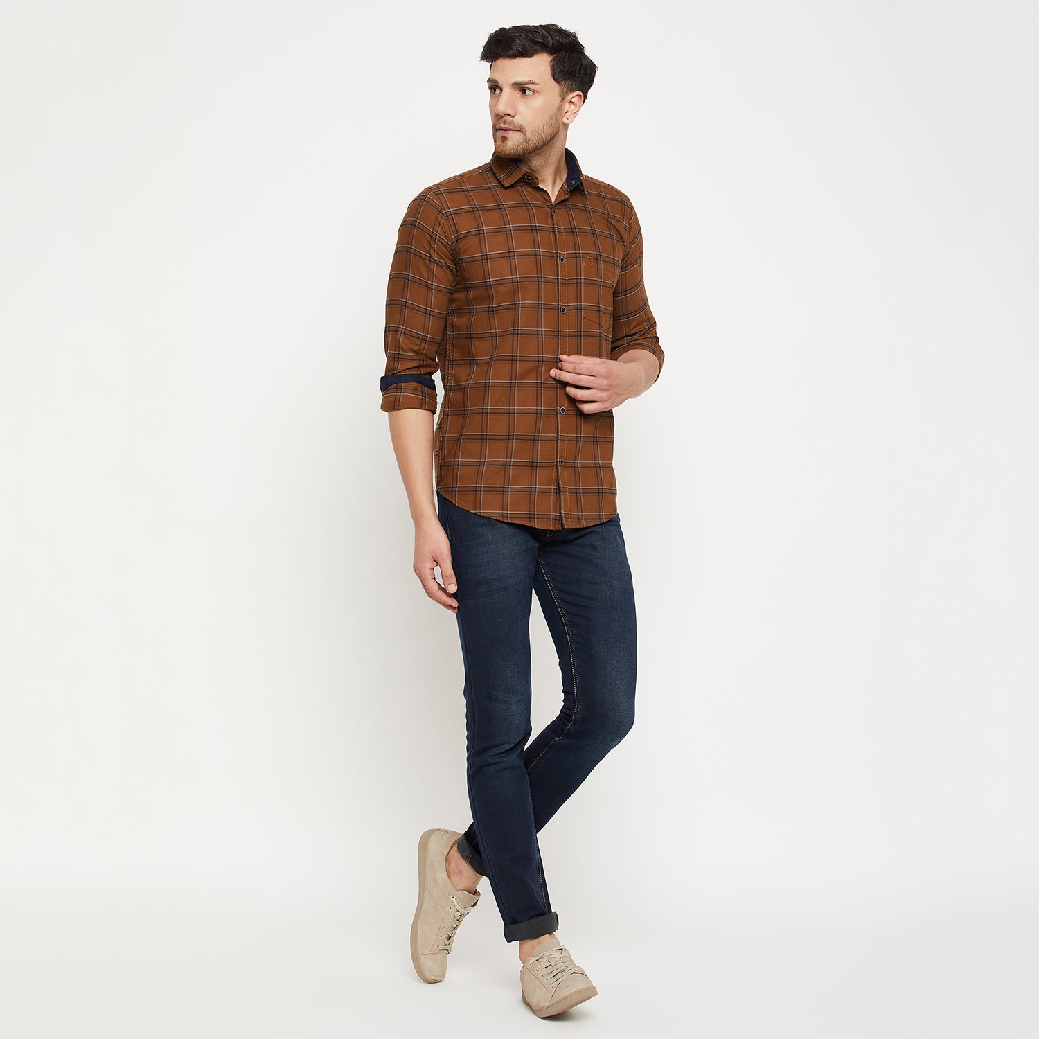 Duke Urban Men Full Sleeve Cotton Shirt (SDO5CKON)