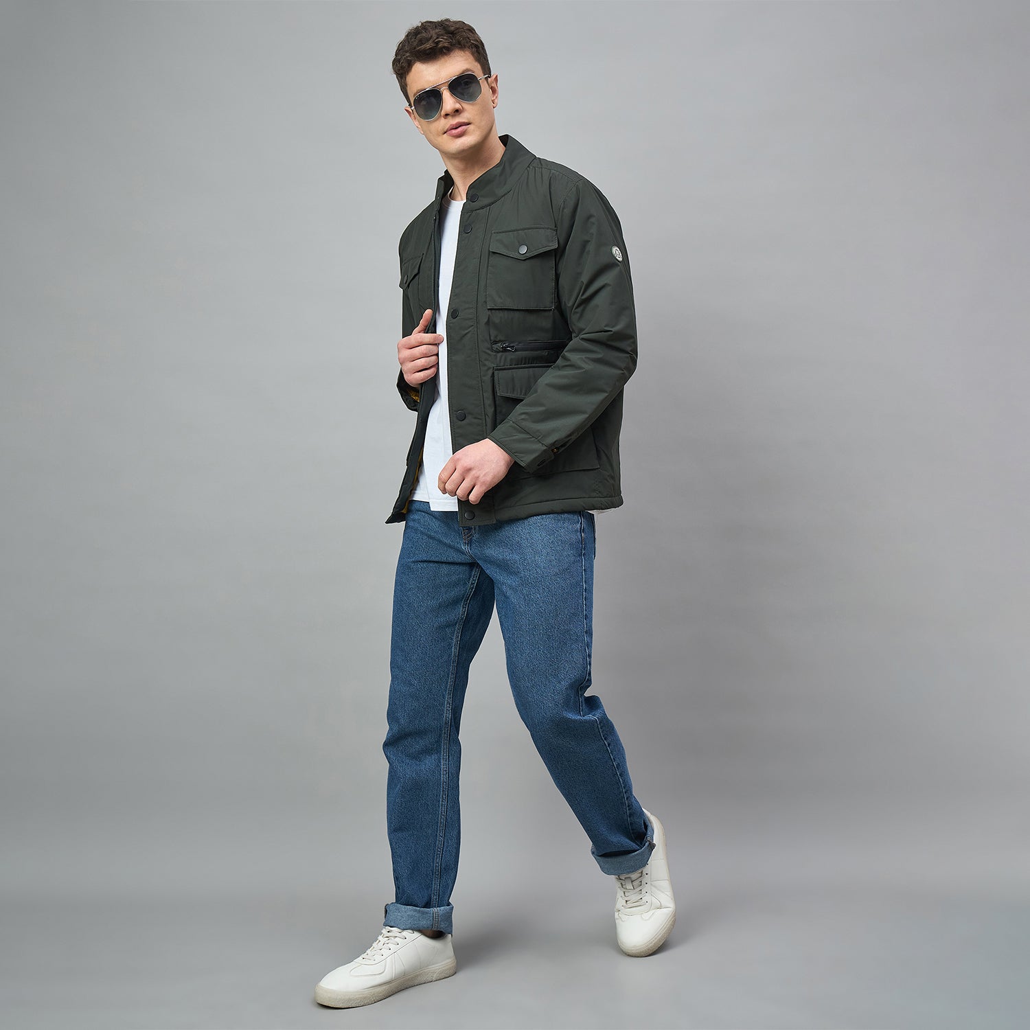 Duke Urban Men Full Sleeve Regular Bomber Jacket (SDZ4070N)