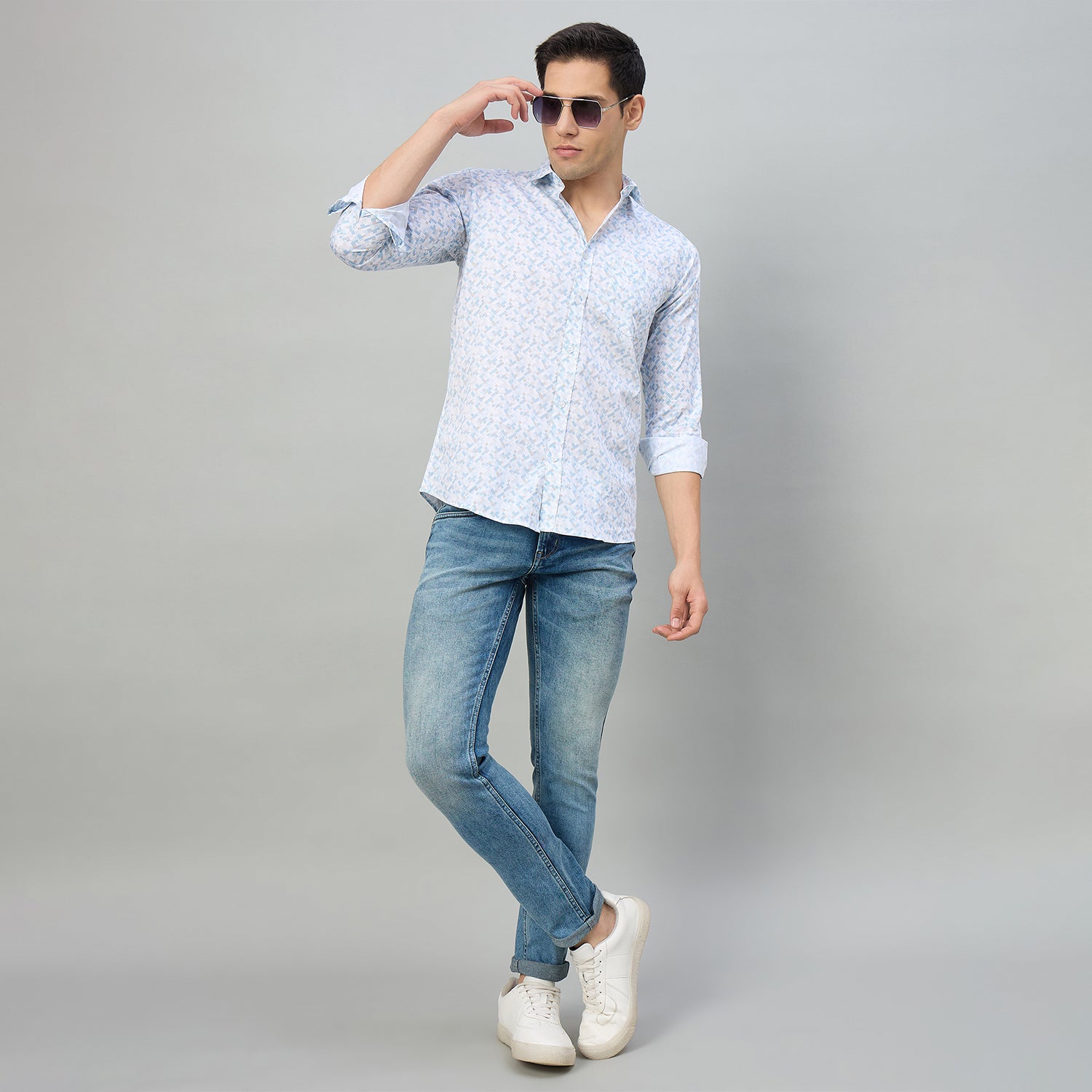 Duke Men Narrow Fit Stretchable Jeans (SDD5963N)