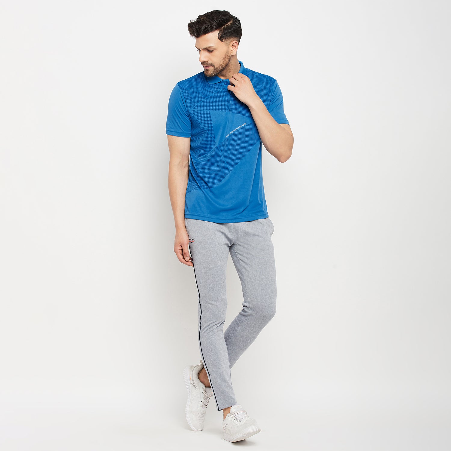 Duke Stardust Men Half Sleeve Polo Neck Cotton T-shirt (GD1213)