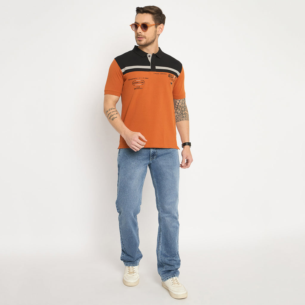 Duke Urban Men Half Sleeve Cotton Tshirt (LF7169)
