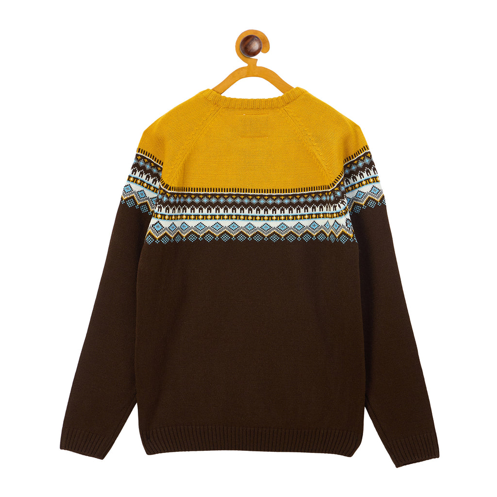 Duke Urban Boys Round Neck Full Sleeve Regular Sweater (S3610)