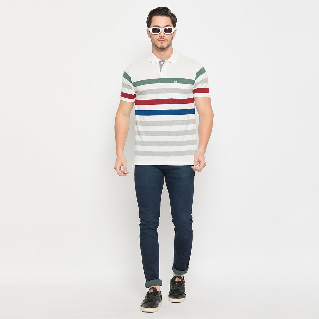 Duke Stardust Men Half Sleeve Cotton T-shirt (LF7278)