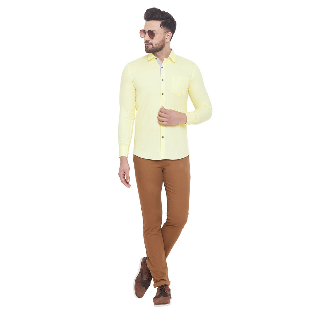 Duke Stardust Men Full Sleeve Cotton Shirt (O88CFEQ)