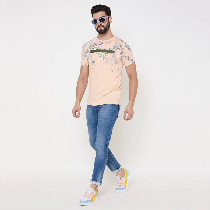 Duke Urban Men Half Sleeve Cotton Tshirt (LF7147)