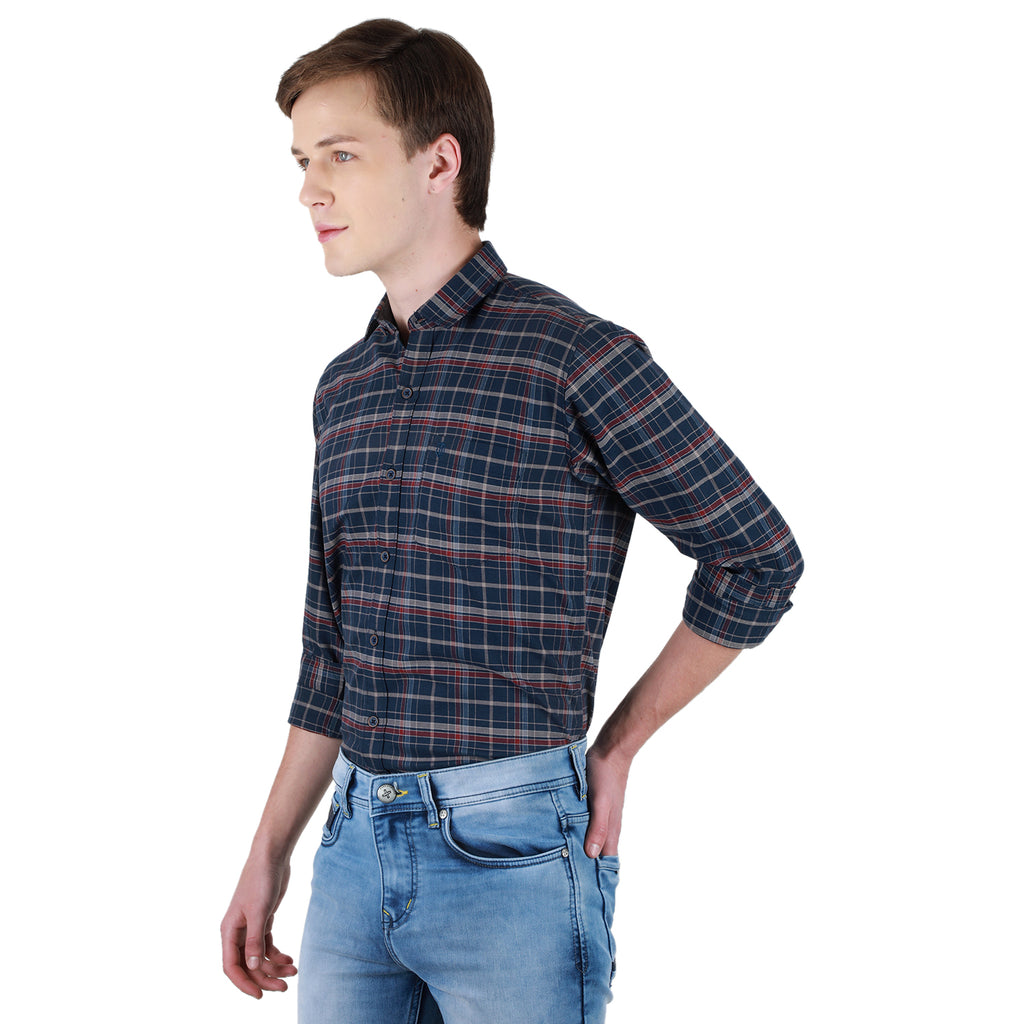 Duke Stardust Men Full Sleeve Cotton Shirt (SDO8CKOB)