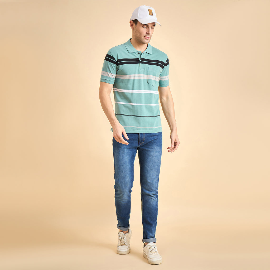 Duke Urban Men Half Sleeve Cotton Polo Tshirt (ON2089)