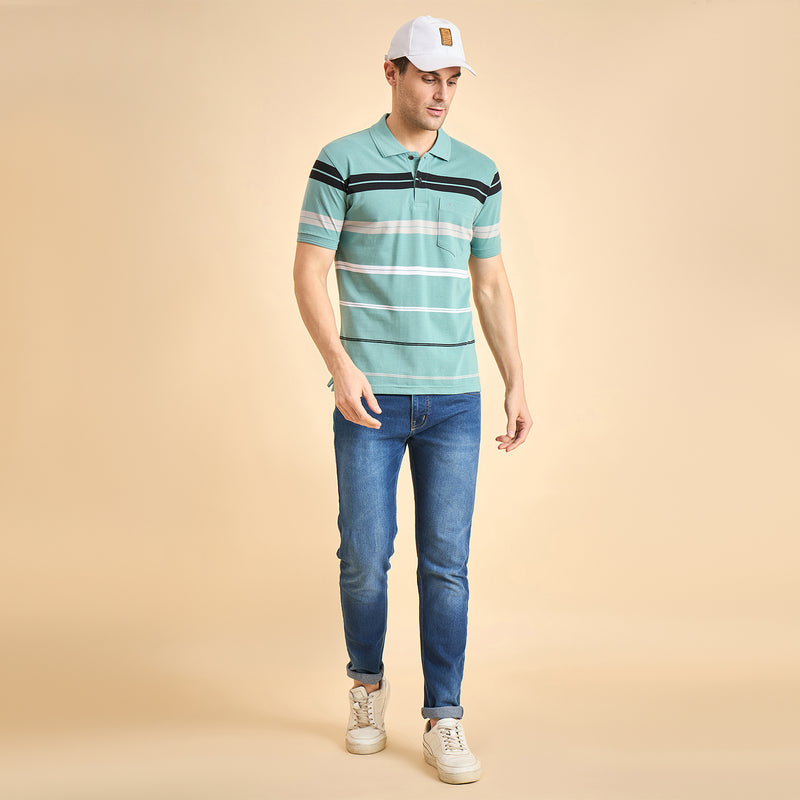 Duke Urban Men Half Sleeve Cotton Polo Tshirt (ON2089)