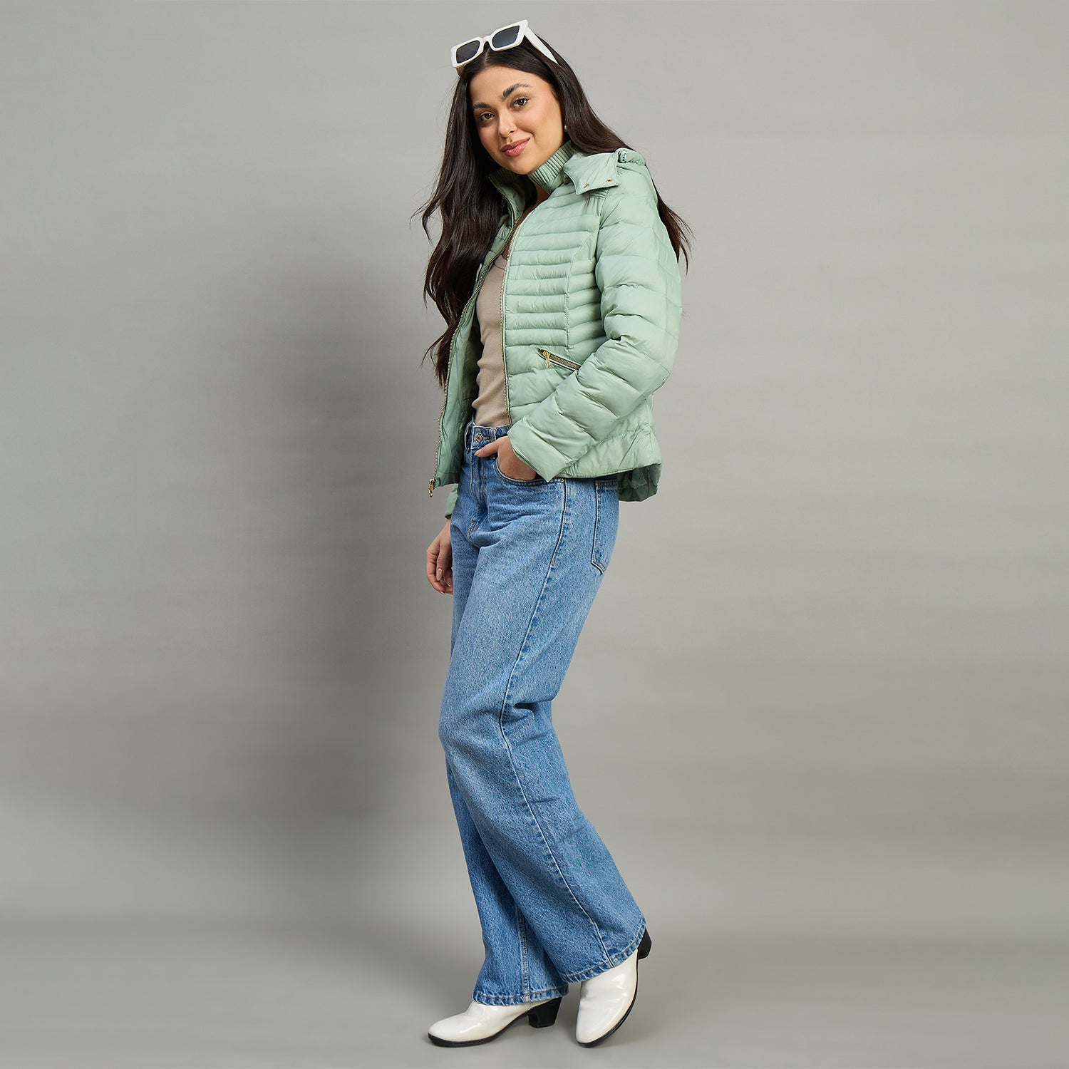 Duke Urban Women Short Style Hooded Bomber Jacket (SDZ4040R)