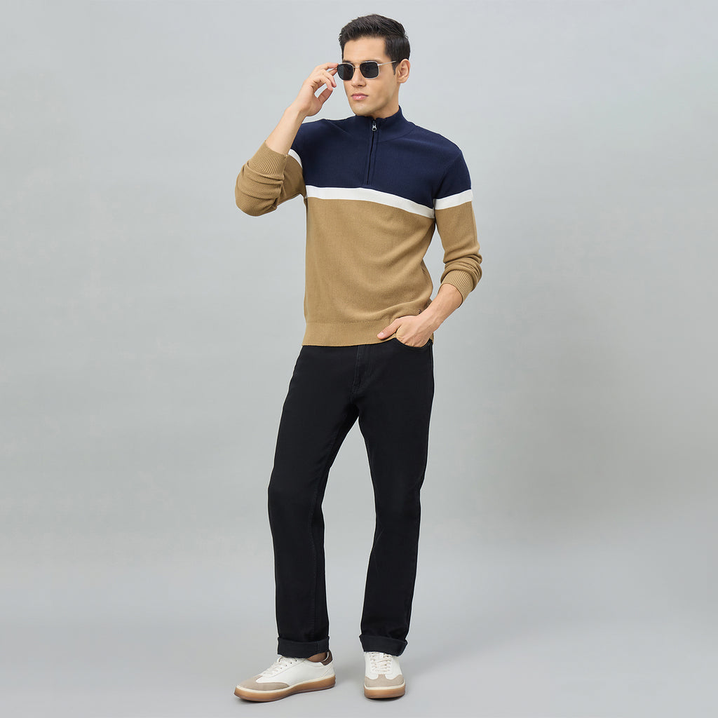 Duke Urban Men Half Sleeve Regular Sweater (SDS2382)