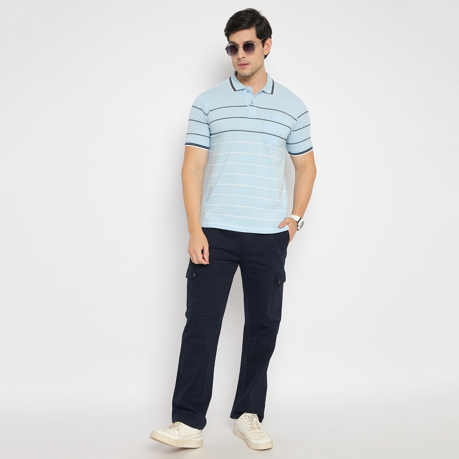 Duke Urban Men Half Sleeve Cotton Tshirt (LF7362)