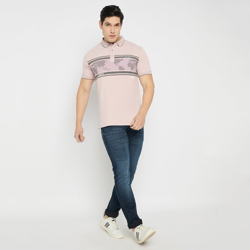 Duke Urban Men Half Sleeve Cotton Polo Tshirt(LF7167)