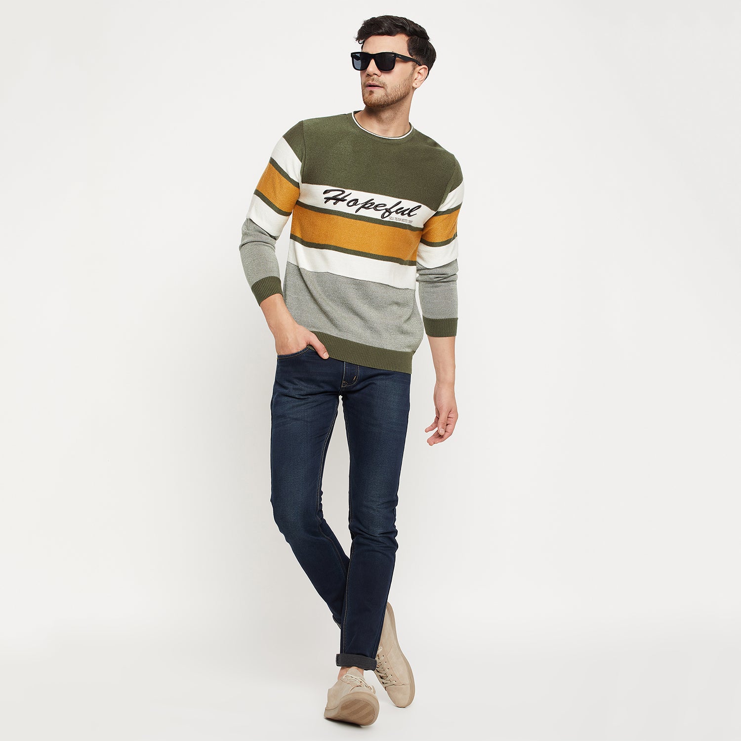 Duke Urban Men Full Sleeve Round Neck Pullover (SDS2092R)
