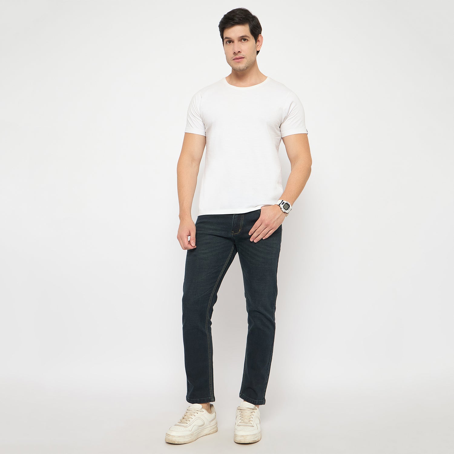 Duke Urban Men Ankle Length Stretchable Jeans (SDD5740A)