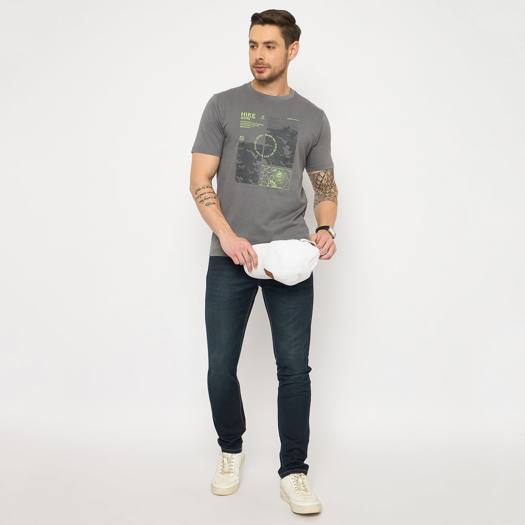 Duke Urban Men Half Sleeve Cotton Tshirt (LF7494)